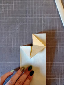 Pieghe dorso origami