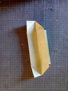 Pieghe dorso origami