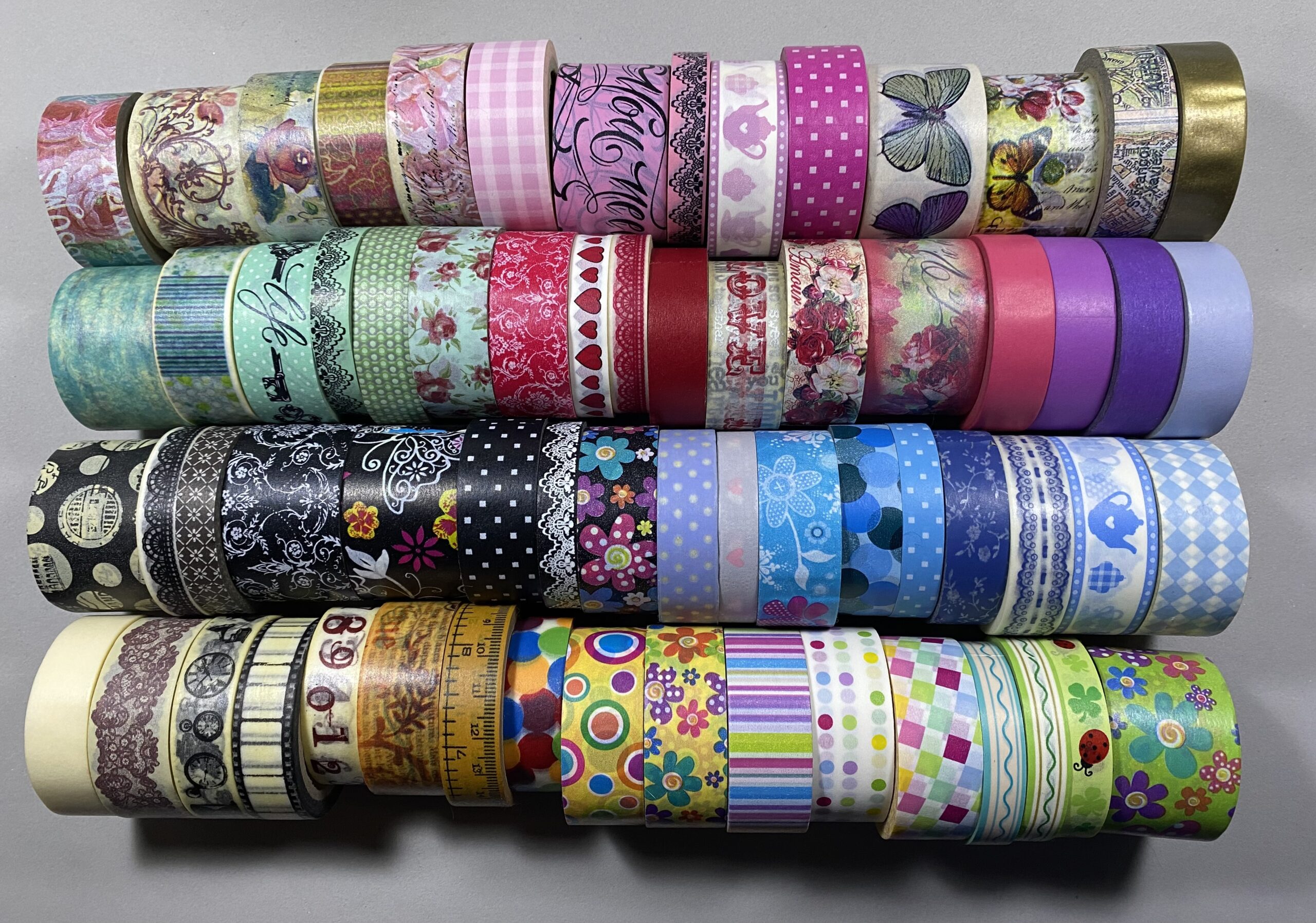 Washi tape, nastri adesivi multicolore