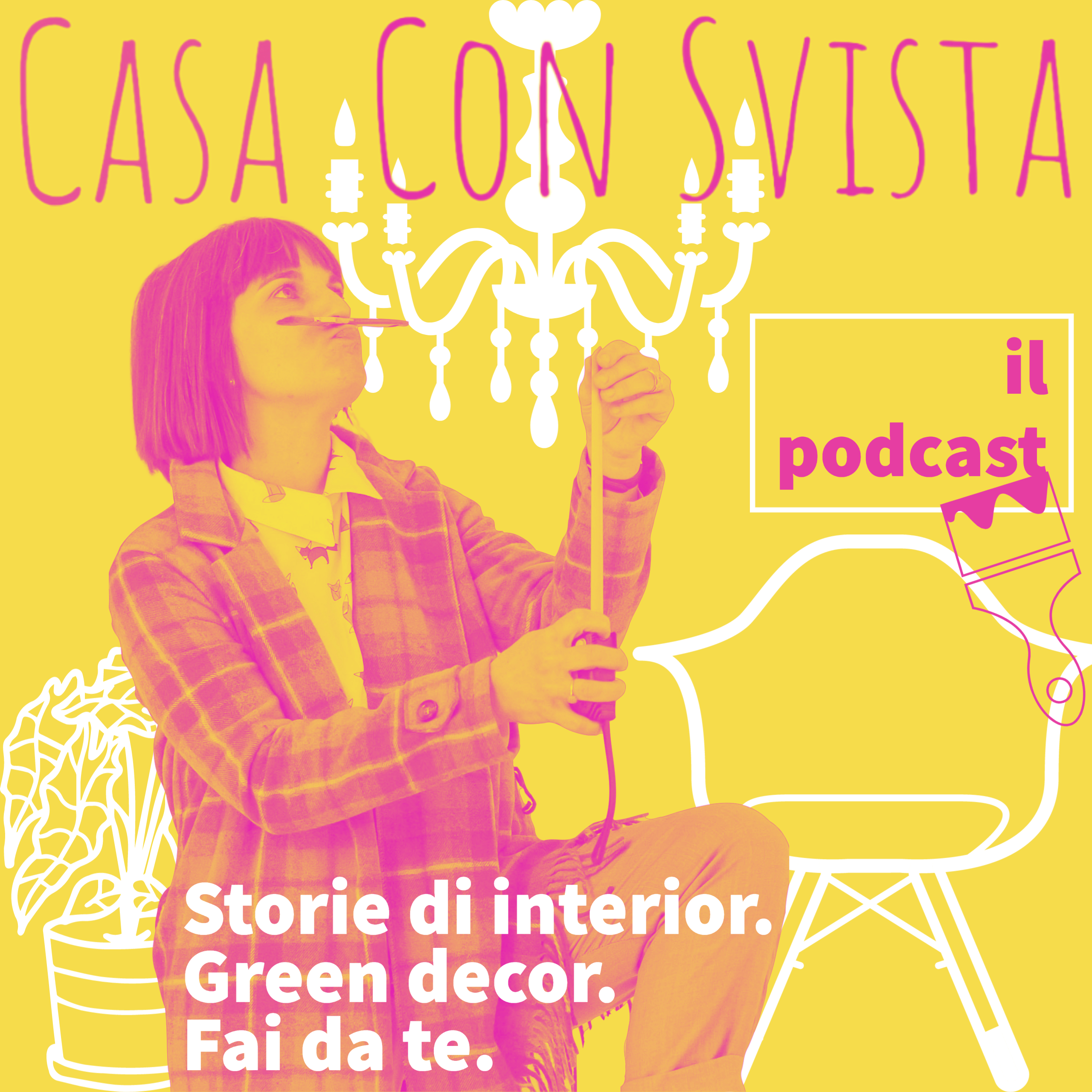 La copertina del podcast di "Casa con Svista"