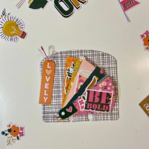 memorydex: piccole carte con stampe colorate e sticker