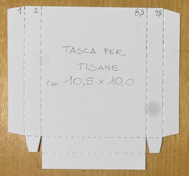 progetto TASCHE per TISANE per contenitore di carta progetto TASCHE per TISANE per contenitore di carta