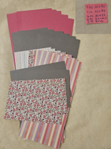 materiali per mini album a stella materiali per mini album a stella