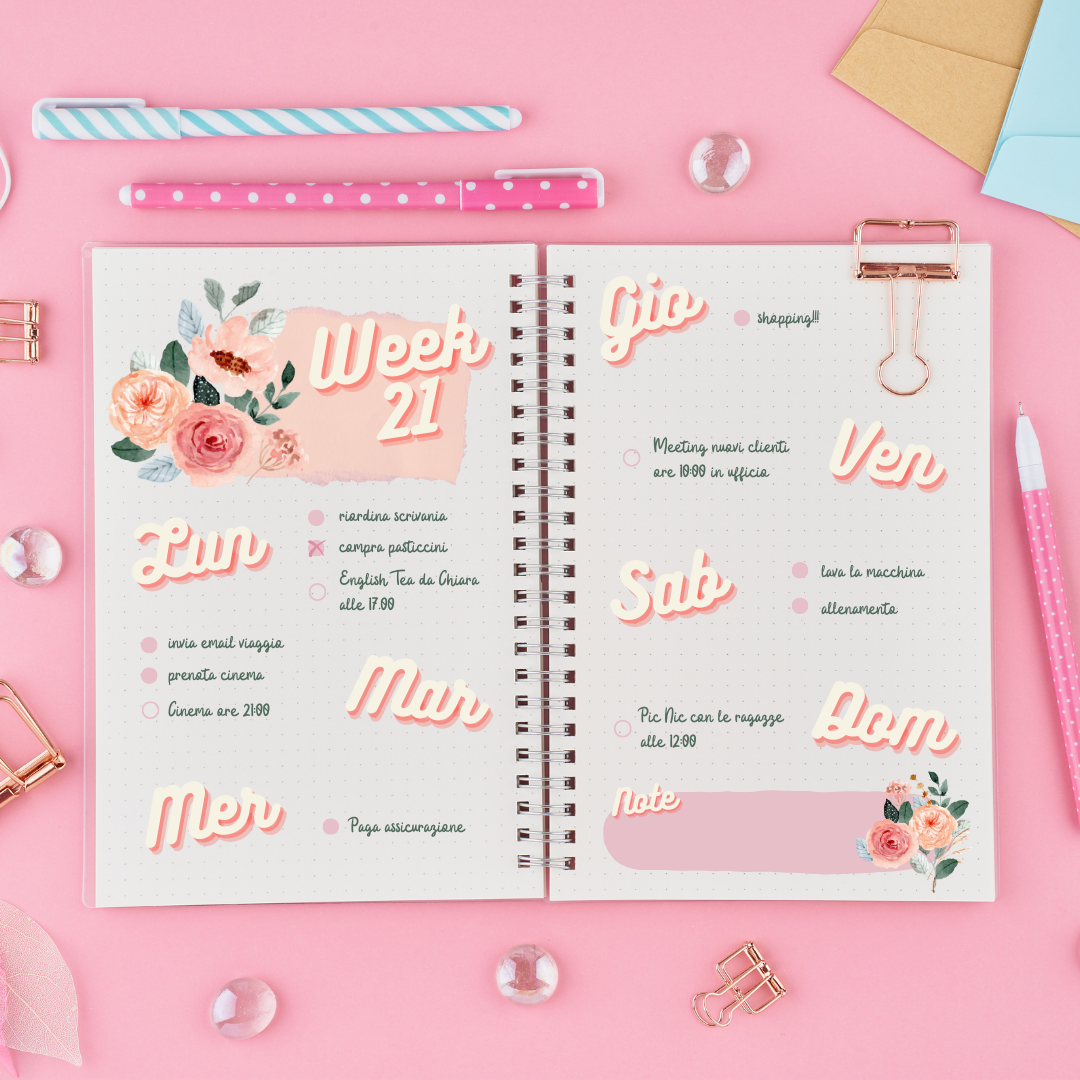 Pagina Bullet Journal by Valeria Vecchi