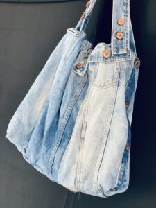 borsa giubbetto jeans