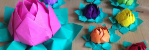 Realizza dei Fiori di Loto in Origami