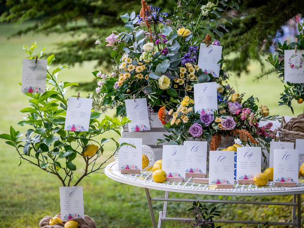 tableau mariage floreale