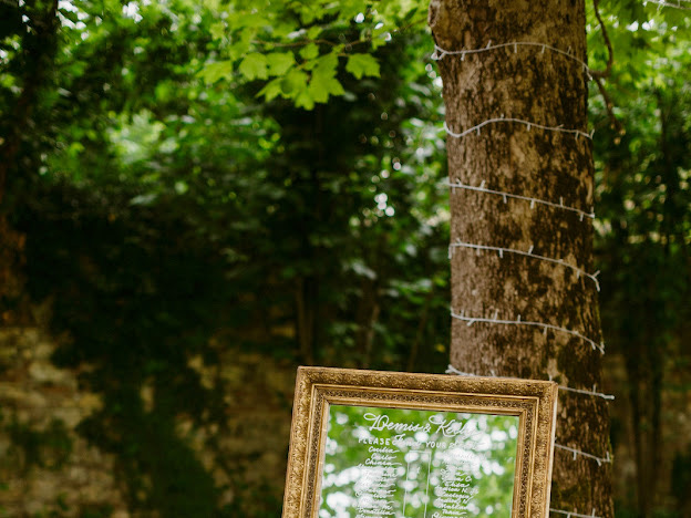 tableau de mariage nel verde