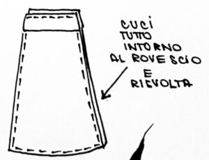 cuciture laterali salvagente