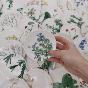 acqualabfurlo-piattini-botanici-impressioni-ceramica acqualabfurlo-piattini-botanici-impressioni-ceramica