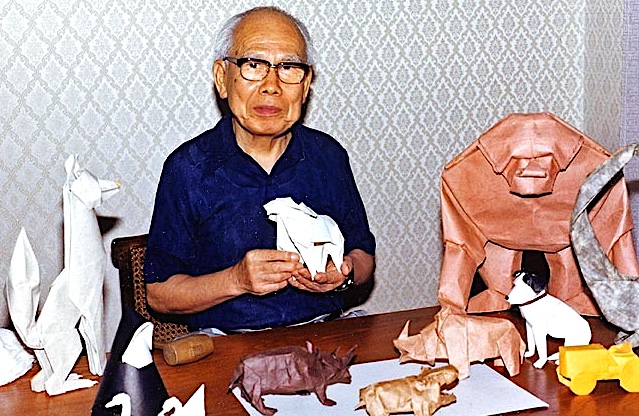 Akira Yoshizawa e i suoi origami