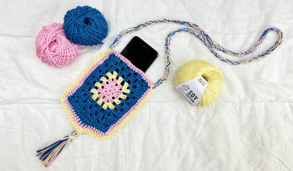 Tracolla Crochet “Coachella Phone Holder&#8221; &#8211; corso di uncinetto