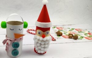 Riciclo Creativo di Natale con i rotoli di carta igienica