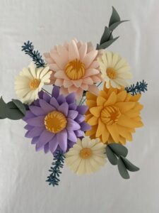 bouquet di fiori di carta per nascita bambina bouquet di fiori di carta per nascita bambina