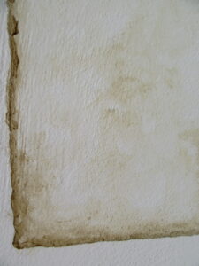 decorazione parete: Dettaglio anticatura