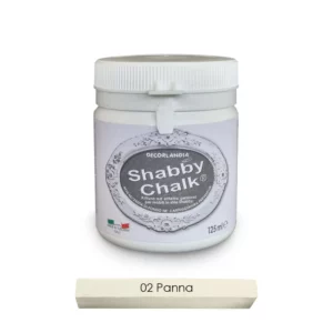 pittura ad effetto gessoso panna per effetto shabby chic