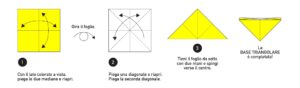 tutorial base triangolare origami