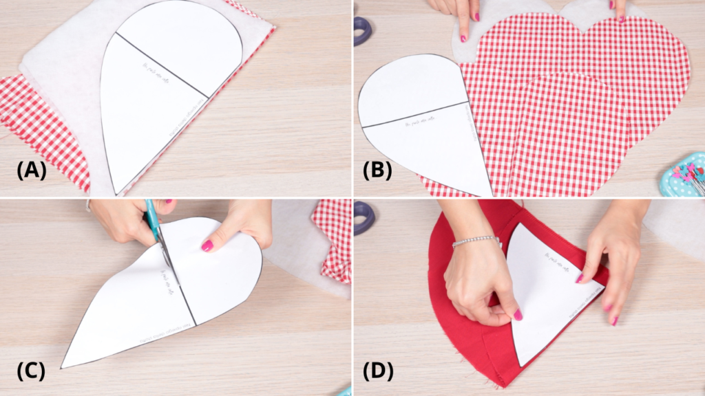 foto tutorial cucito pratico per realizzare la tasca portaoggetti
