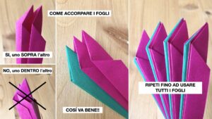 tutorial fiori di loto origami