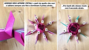 tutorial fiori di loto origami